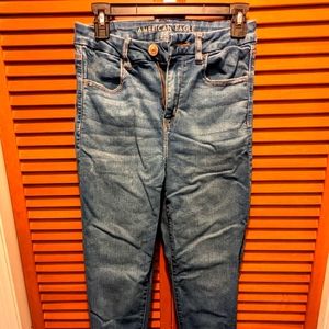 American Eagle Curvy Ne(x)t Level stretch super high-waisted jeggings